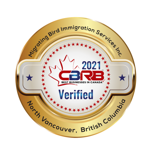 2021 CBRB Migrating Bird Immigration Services Inc Badge